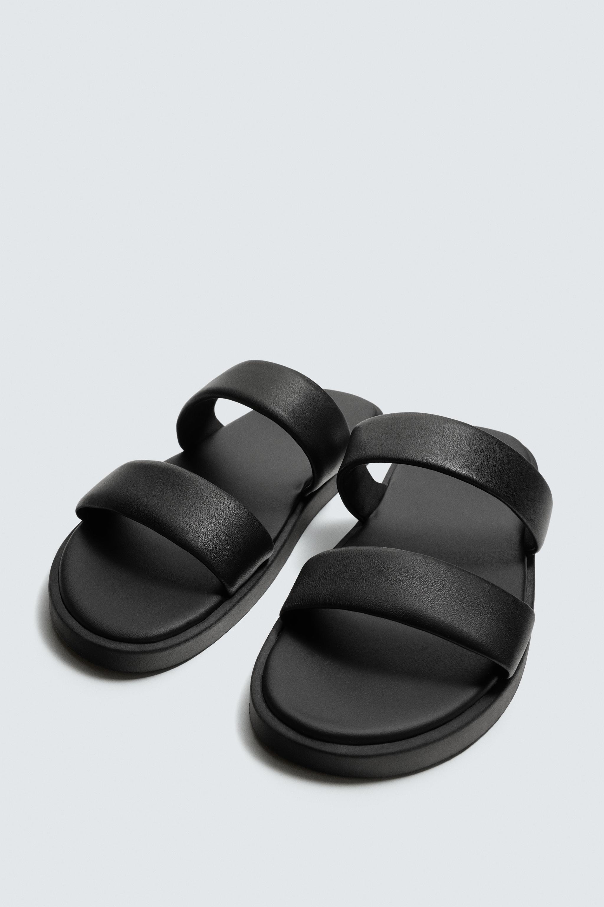 LEATHER STRAP SANDALS